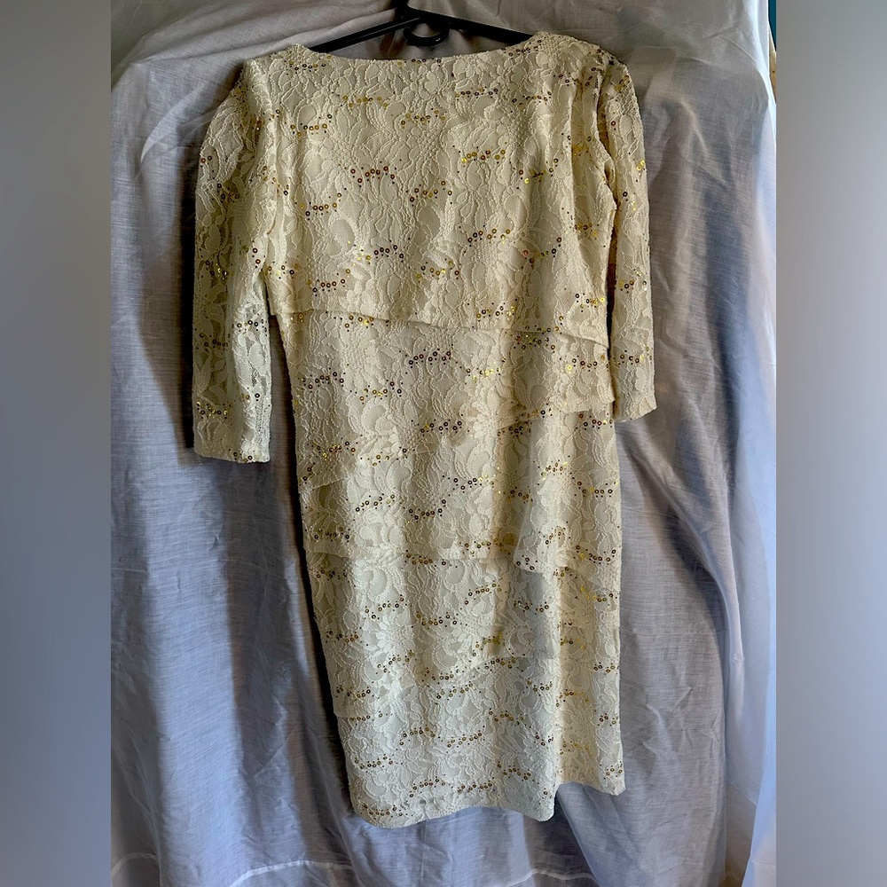 Retired and purging clothes.